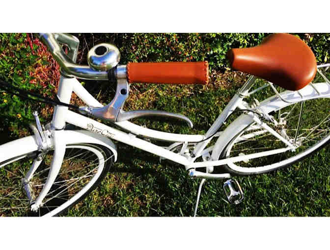 Women's Single Speed Bicycle, Basket, Helmets - LIVE AUCTION ONLY
