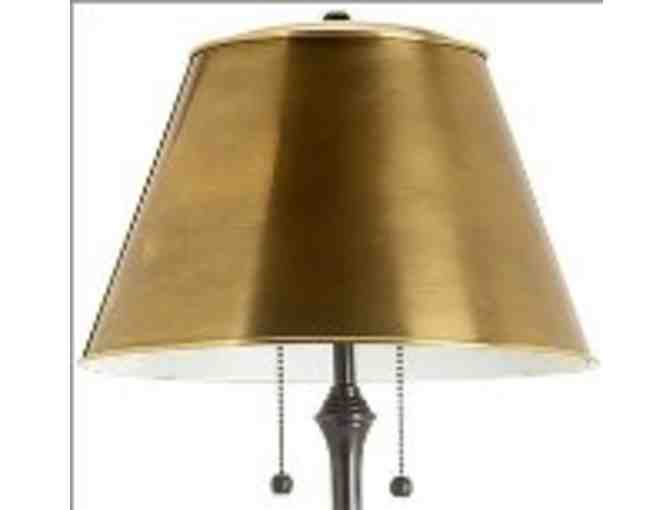 New York Public Library Reading Table Lamp - Brass Shade - Collectible