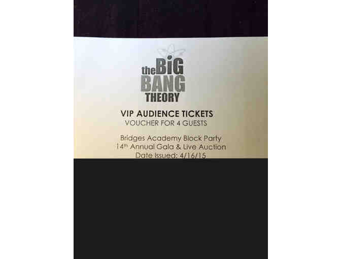 The Big Bang Theory - 4 VIP Tickets with 'On-Set Photo Op' - Absentee Bids Permitted