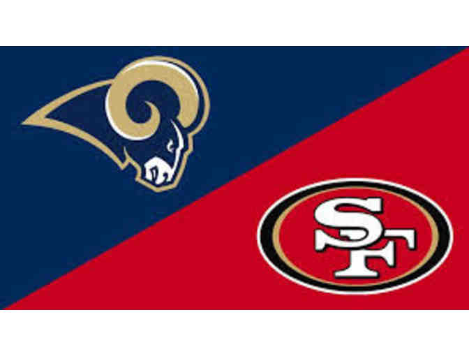 4 Tickets -- Rams vs. 49ers at the Los Angeles Coliseum 12/30/18 @ 1:25pm! - Photo 1