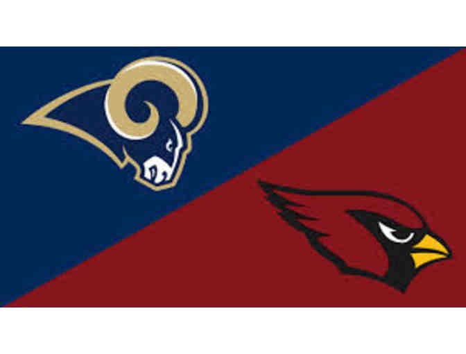 4 Tickets -- L.A. Rams vs. Arizona Cardinals at the Coliseum 9/16/18--HOME OPENER! - Photo 1