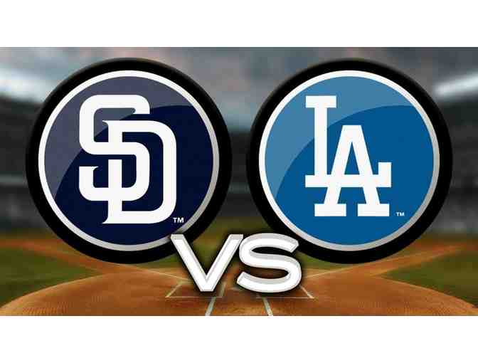 4 Dodger Tickets Reserve Level vs San Diego Padres - Photo 1