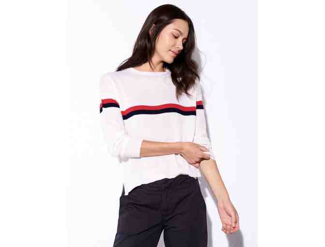 Sundry Clothing Stripes & Heart Sweater
