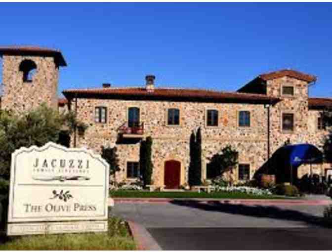 Jacuzzi Family Vineyards + The Olive Press VIP Tour & Tasting for 4