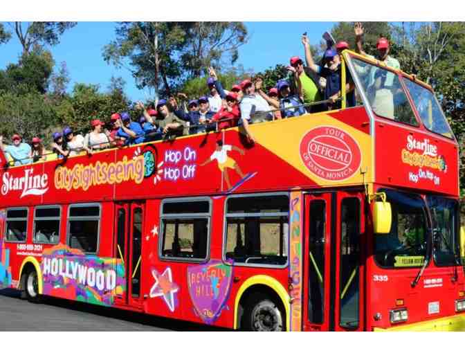 City Sightseeing Tour for 2 - Starline Tours Double Deck Bus plus Lunch!