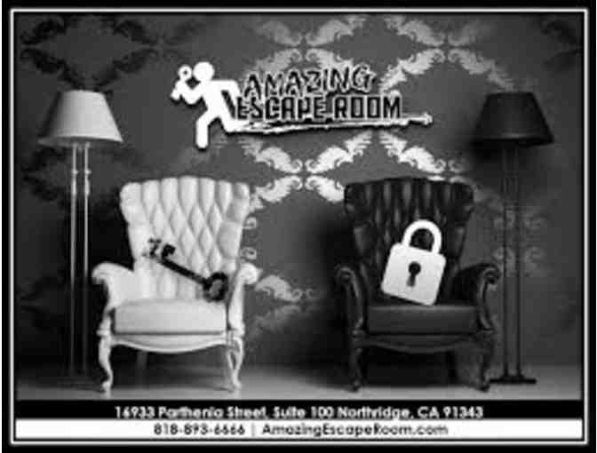 4 Passes to an Escape Room Experience.  Grab some friends and GO!