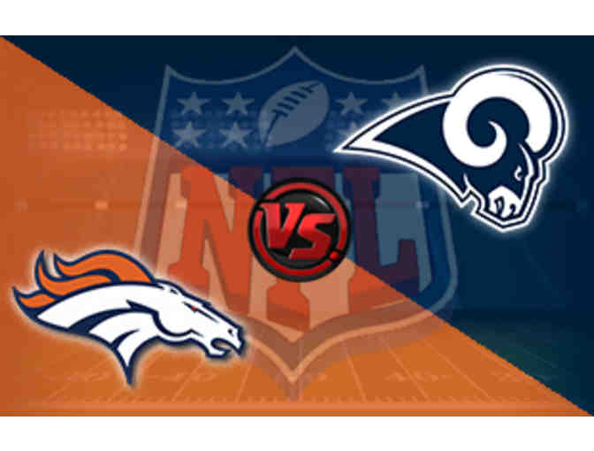 Rams Pre-Season - 4 Tickets To Broncos vs Rams - Photo 1