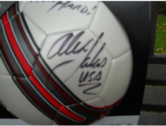 Autographed Alexi Lalas Soccer Ball