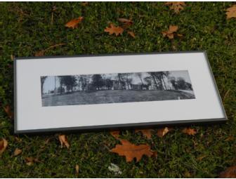 Framed Historical Panoramic Bridgton Academy Photograph