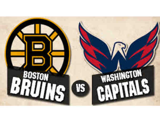 Two Premium Club Tickets to the Boston Bruins vs. Washington Capitals 1/5/16!