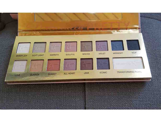IT Cosmetics Gift Box - Eye Shadow Palette, Brow Powder, Lipstick, Brush