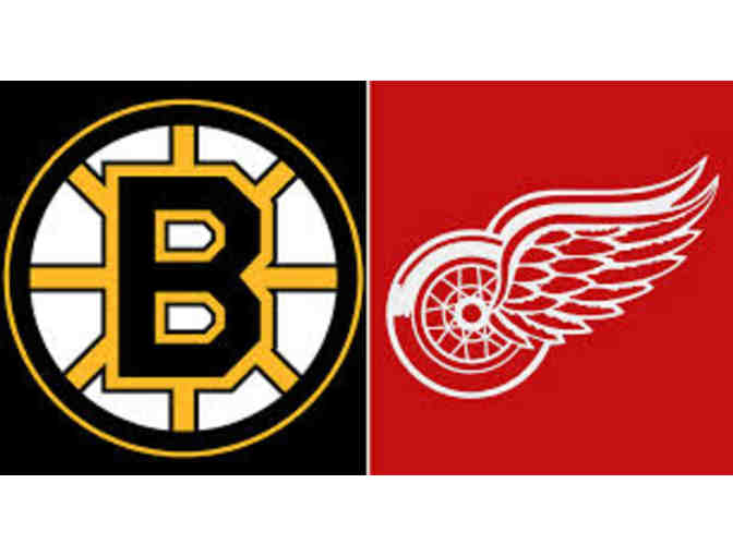 Two Premium Club Tickets to the Boston Bruins vs. Detroit Red Wings 1/24/17!