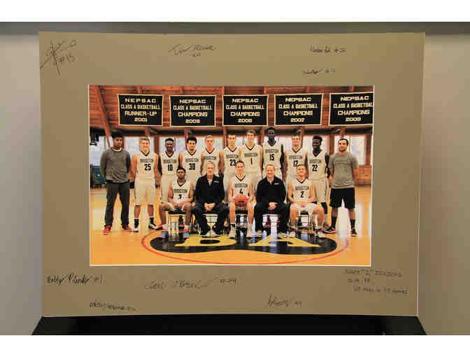 Framed and Matted 13x19 2016-17 Wolverine Basketball Team Photograph