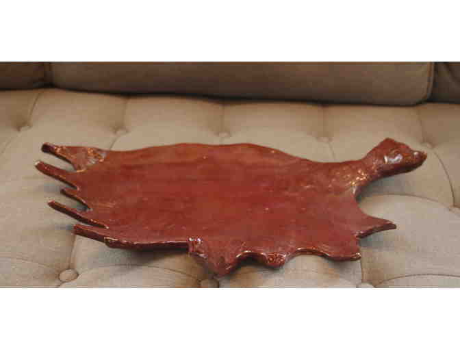 Handcrafted Ceramic Moose Antler Platter