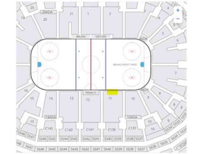Two Front Row Tickets to Bruins vs. Arizona Coyotes - Feb 8, 2020