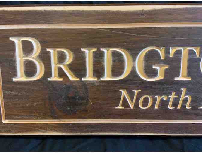 Handmade Bridgton Academy Sign