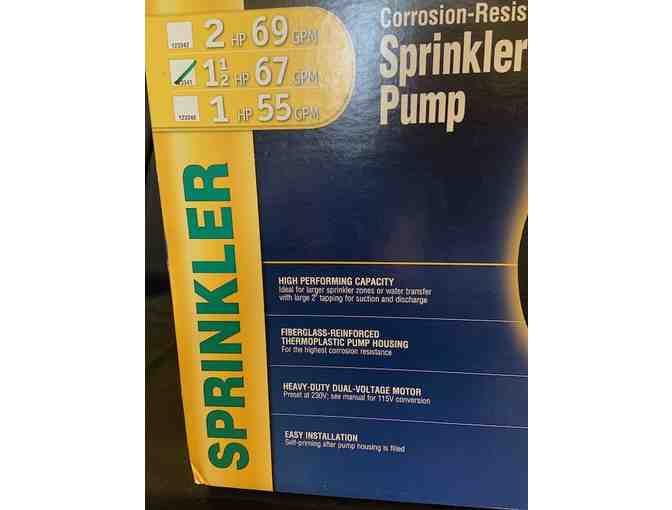 1.5 HP Sprinkler Pump by Master Plumber