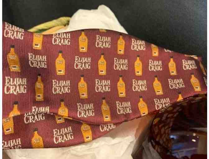 Kentucky Bourbon Gift Basket with Handmade Bridgton Coasters