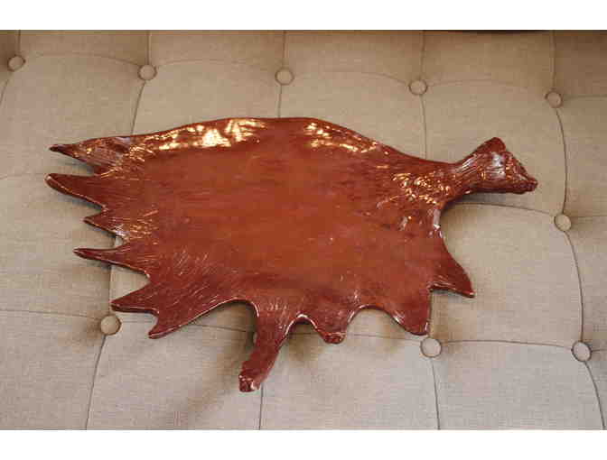 Handcrafted Ceramic Moose Antler Platter