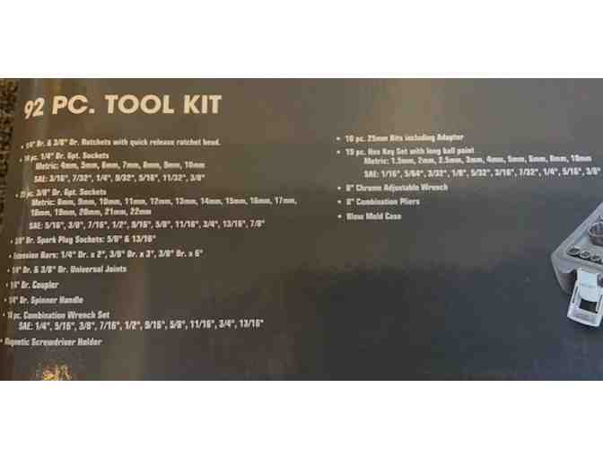 Evercraft 92-Piece Automotive Tool Kit in Hard Case