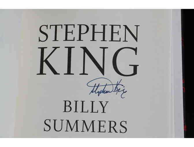 Autographed Hardcover Stephen King Novel 'Billy Summers'