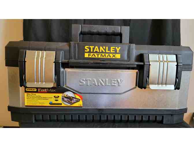 Stanley Fat Max Metal and Plastic Tool Box Filled with Tools