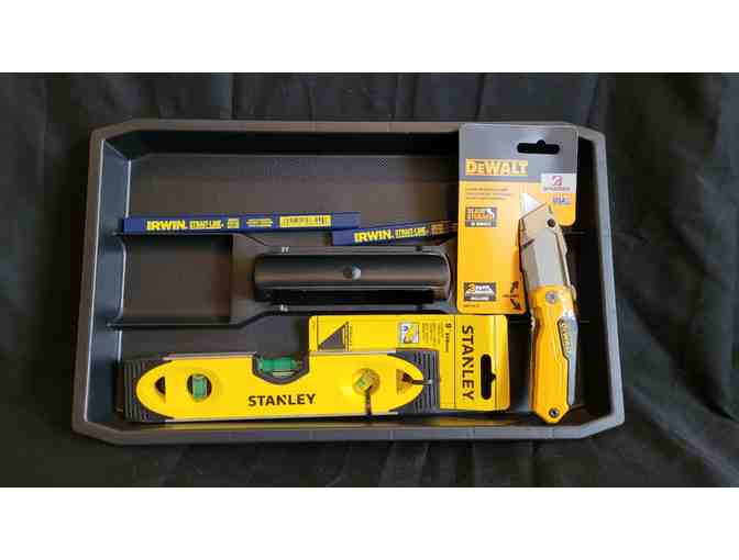 Stanley Fat Max Metal and Plastic Tool Box Filled with Tools