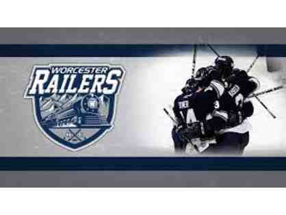 Wonderful Worcester Railers Hockey Package: 4 Game Tickets, Parking, & Dinner!