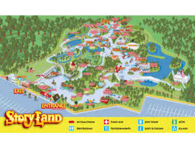 Two Day Passes to Story Land in Glen, NH Valid 2023 Season