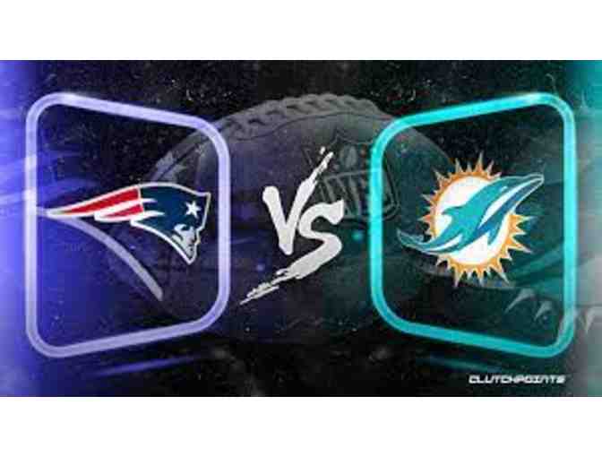 Two Tickets to Patriots vs. Dolphins, Sunday, January 1, 2023