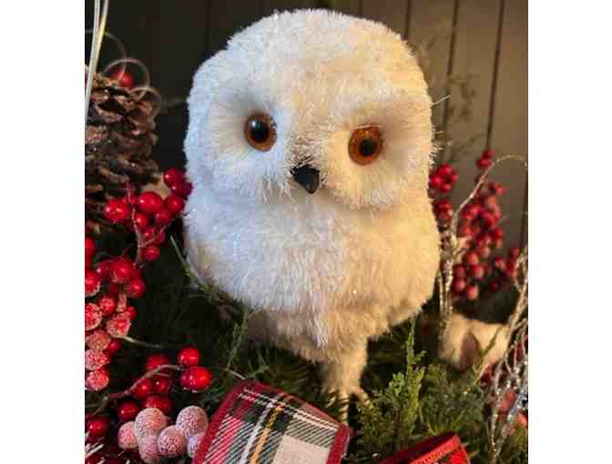 Holiday Owl Decorative Basket