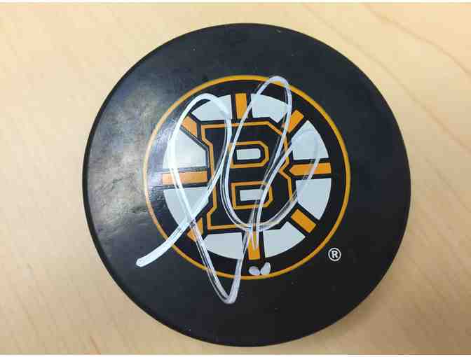 Gregory Campbell Autographed Hockey Puck