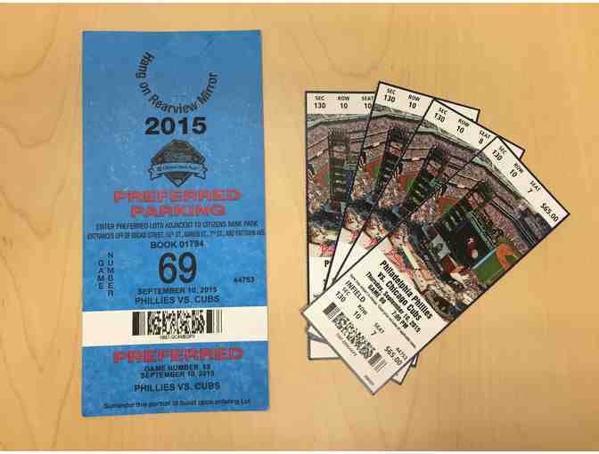 4 pack of Philadelphia Phillies Tickets for 9/10/15