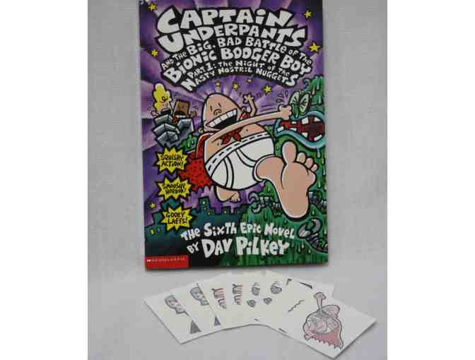 Captain Underpants and the Big, Bad Battle of the Bionic Booger Boy Part 1 - Signed Copy
