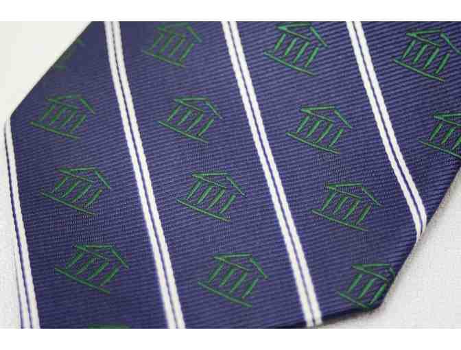 Men's Custom Bright School Logo Tie