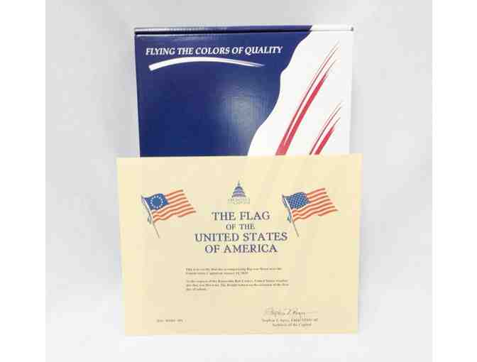 U.S. Capitol Flag Flown on the First Day of School 2014