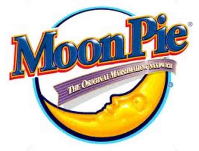 All Things MoonPie! MoonPie Hat & Fishing Lure, & Box of 6 Salted Caramel MoonPies