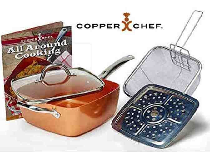 Copper Chef Cooking System -  6 in 1 pan with 4 pc. utensils