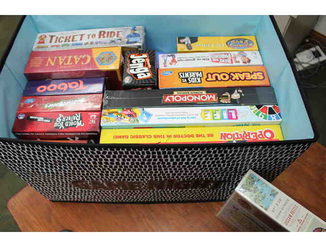 4th Grade Game Night Basket with PERSONALIZED GUESS WHO? Games