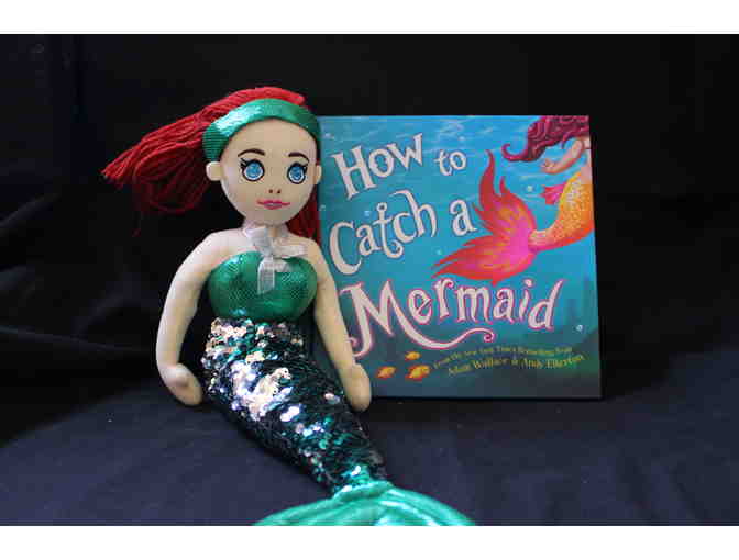 Wild Republic Green Sequin Mermaid & How to Catch a Mermaid Book