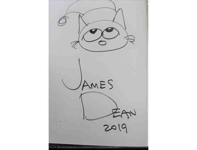 Pete the Cat Saves Christmas SIGNED by creator & illustrator James Dean