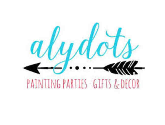 Alydots $20 Paint Class Gift Certificate