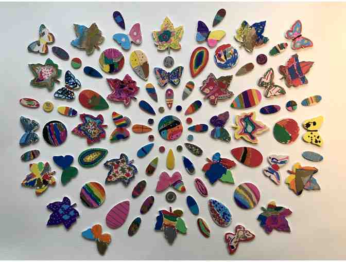 Class Art Project - Kindergarten - Leaves and Butterflies - Photo 1