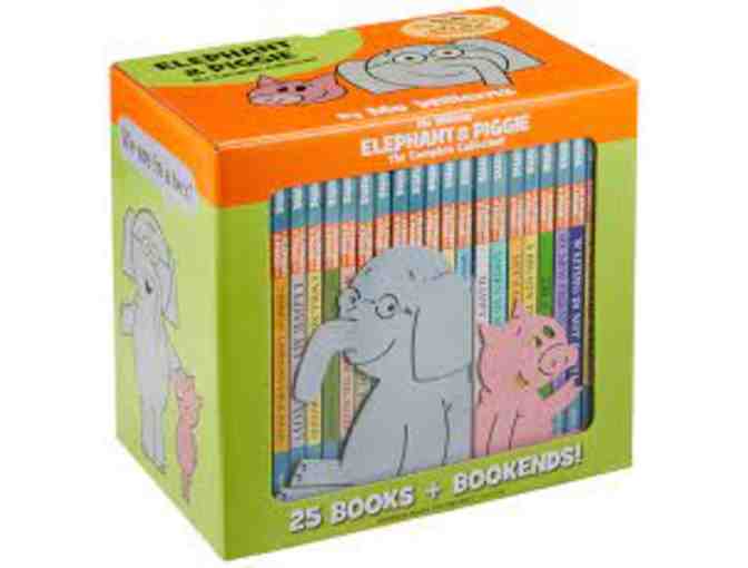 Elephant and Piggie COMPLETE Box Set & Large Stuffed Elephant