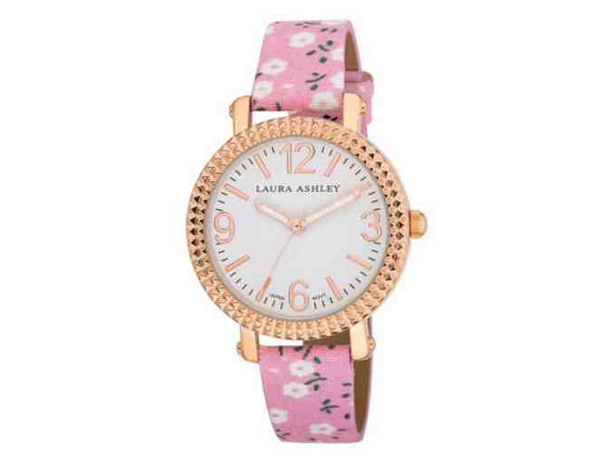 Laura Ashley Ladies Watch in Pink Floral