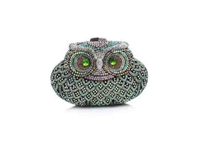 Owl Clutch with Austrian Crystal