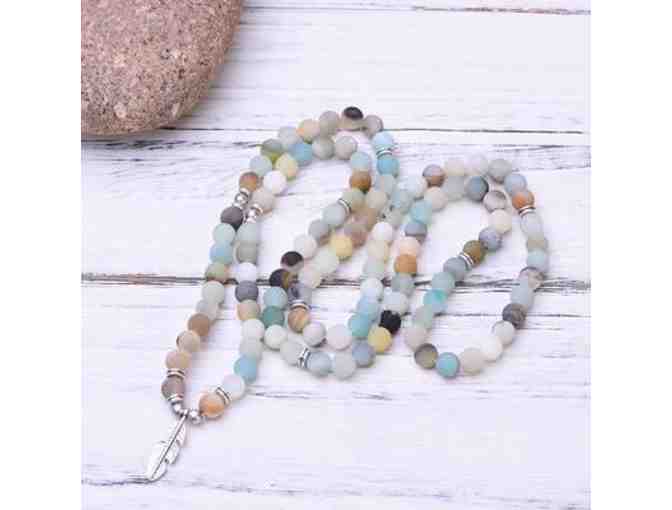 Amazonite Calming Mala Beads