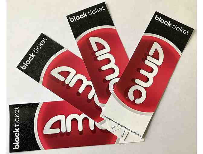 4 AMC Black Tickets & $25 Gift Card - Photo 1