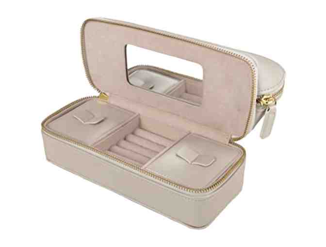 Dual Travel Organizer for Jewelry and Cosmetics