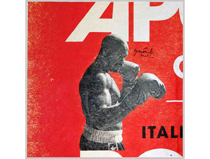 ROCKY framed canvas of scenic banners from Broadway production